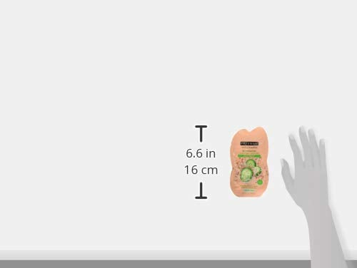 FREEMAN Facial Cucumber + Pink Salt Clay Mask Pack, Pack of 2