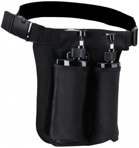 Massage Oil Holster Massage Bottle Bag Lotion Holster Massage Therapist Massage Oil Holster Massage Lotion …(1kd9D-black)