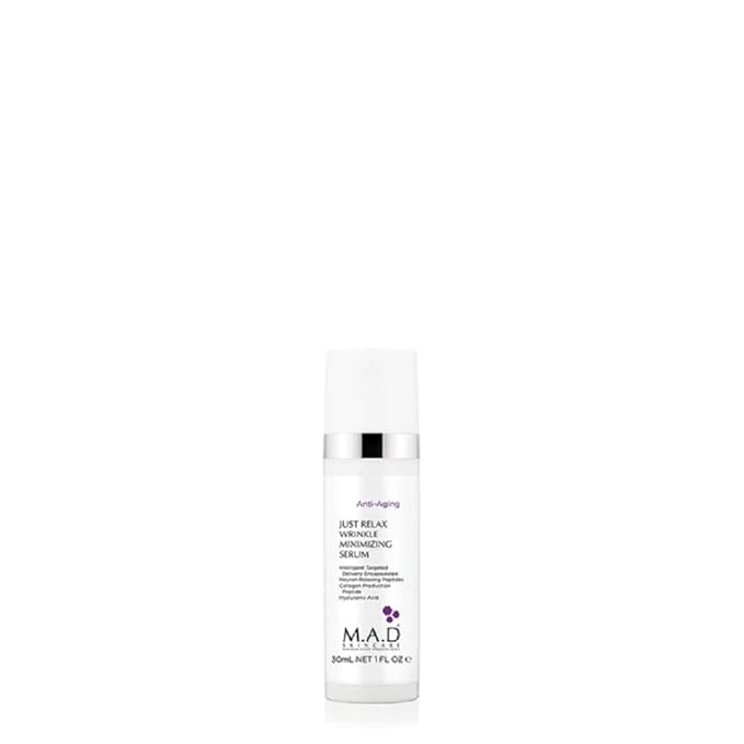 M.A.D Skincare Anti-Aging Just Relax Wrinkle Minimizing Serum 1 oz.