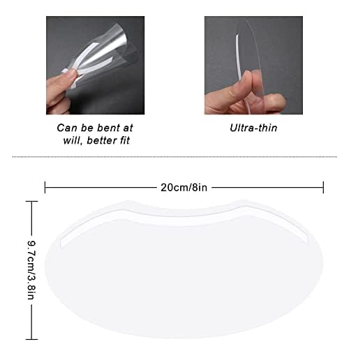 30 PCS Face Shield for Shower, Clear Eyebrow Shower Visor for Adults Eyelash Extensions, Eyelid Surgery, Lash Aftercare for Salon Supplies Eyelash Extensions