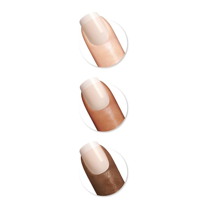 Sally Hansen Instant Cuticle Remover & Salon Effects Perfect Press-On Nails, A La Mode, 30 Designs, Nail Glue & Tabs