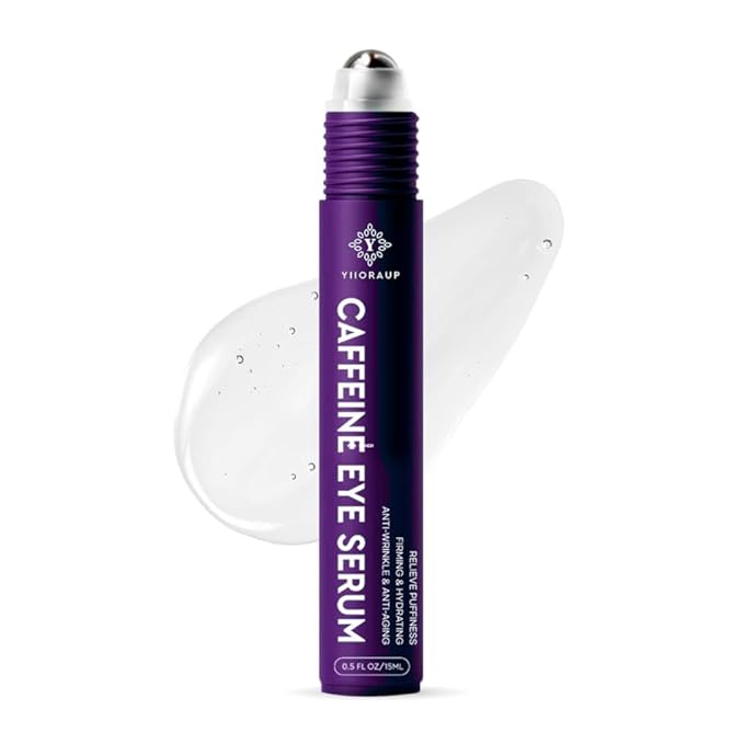 Caffeine Eye Serum for Dark Circles, Puffiness Relief, 0.5 fl oz, Anti-Wrinkle, Anti-Aging eye serum for women