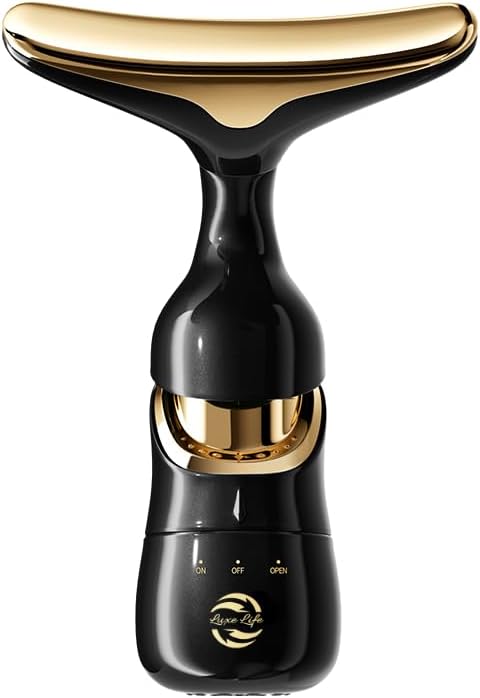 3 Head, Anti-Wrinkle, Tightening, Beautifying, Face and Neck Multi Functioning Vibrating Massager. Battery Operated. Convenient Storage Bag for Ease of Travel.