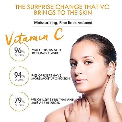 2PCS Vitamin C Facial Serum Essence, Hydration, Skin Moisturized, Vitamin C Serum, Anti Aging & Wrinkle Facial Serum(30ml / 1.01oz)