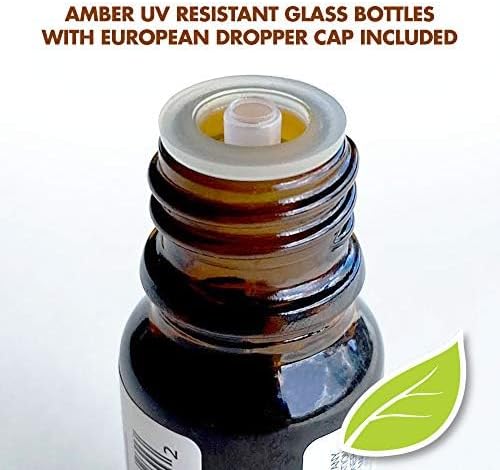 Healing Solutions Organic Peppermint Essential Oil – Pure & Undiluted Peppermint Oil (1 oz / 30ml) - for Hair & Skin