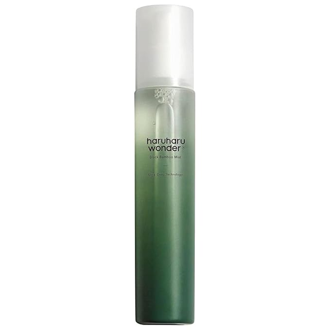 Haruharu Wonder Black Bamboo Mist - Hydrating and Firming Skin, Black Rice, Panax Ginseng for Clean and Smooth Skin Surface (5.07 fl.oz) | Vegan, Crurelty Free, EWG-Green