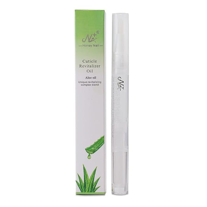 Natural Nail Growth Oil,Nail Growth Oil Pen,Cuticle Oil, Natural Growth Serum For Nails Moisturize -For Growth And Strength, Nail Strengthener For Damaged Nails (Aloe oil, 0.18 / Fl Oz)