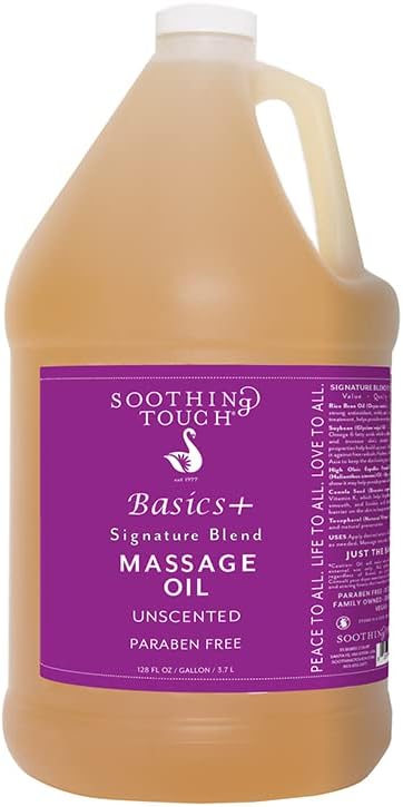 Soothing Touch Basics+ Signature Blend Massage Oil, 1 Gallon