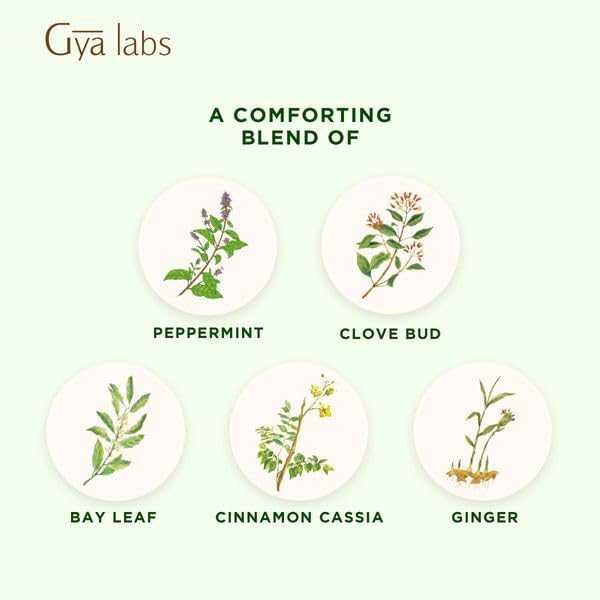 Gya Labs Muscle Relief Essential Oil Blend - Warm, Soothing Scent (0.34 Fl Oz)