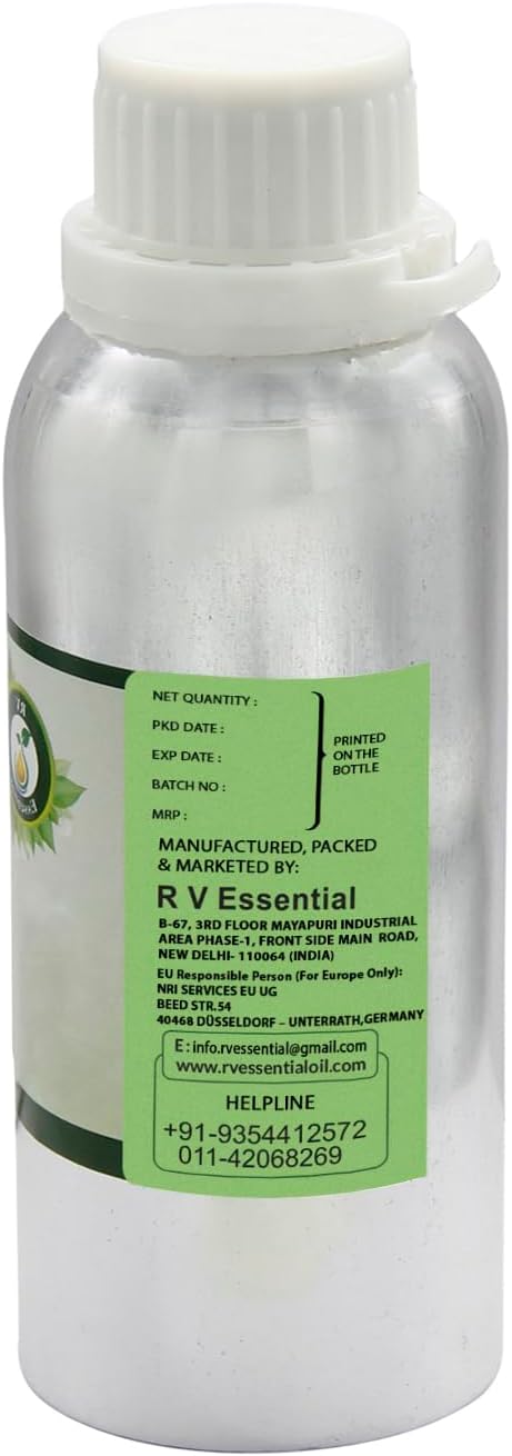 R V Essential Pure Labdanum Essential Oil 630ml (21oz)- Cistus Ladaniferus (100% Pure and Natural Steam Distilled)
