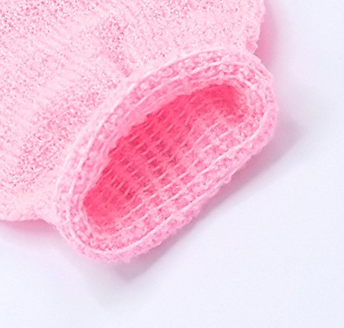 3 Pair Professional Spa Foam Bath Gloves Double Sided Massage Shower Exfoliating Wash Skin Loofah Scrubber