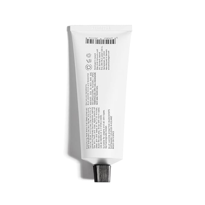 Blue Lagoon Silica Mud Mask, Purifying Facial Mask to Calm Redness & Soothe Skin, Even Complexion and Boost Radiance While Minimizing Oil, Pores and Breakouts, 2.5 oz