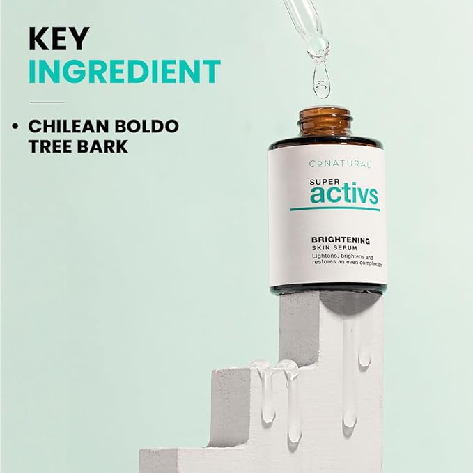 Conatural Brightening Serum 30ml - Radiant Face Serum, Daily Hydration, Antioxidant-Infused for Luminous Complexion, Water-Based Facial Serum for Radiance