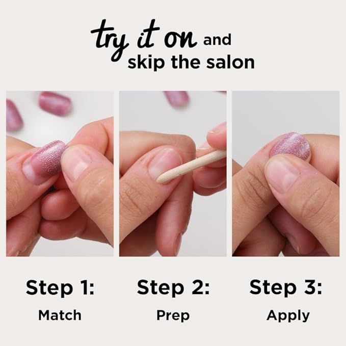 Sally Hansen Instant Cuticle Remover & Salon Effects Perfect Press-On Nails, A La Mode, 30 Designs, Nail Glue & Tabs