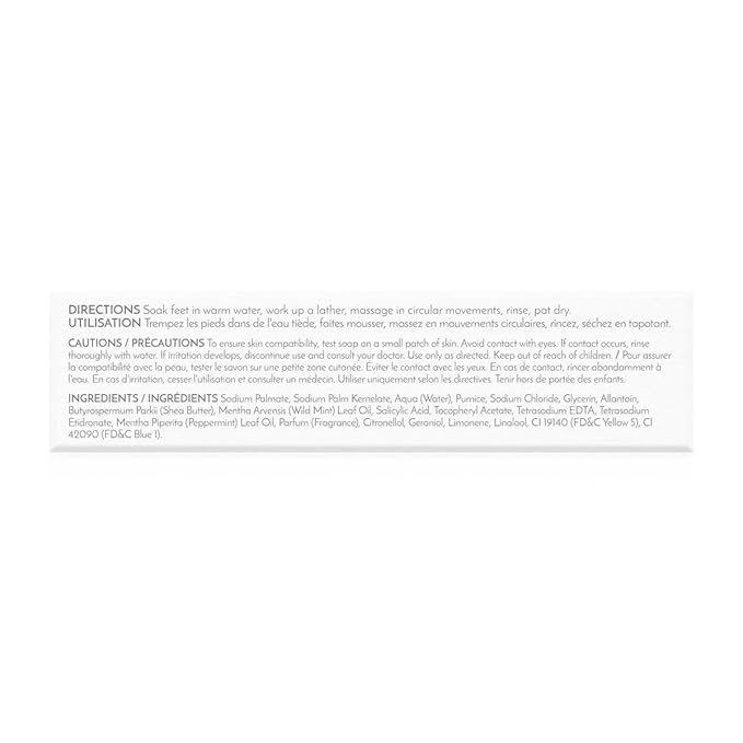 Advanced Peppermint and Pumice Foot Scrub Treatment
