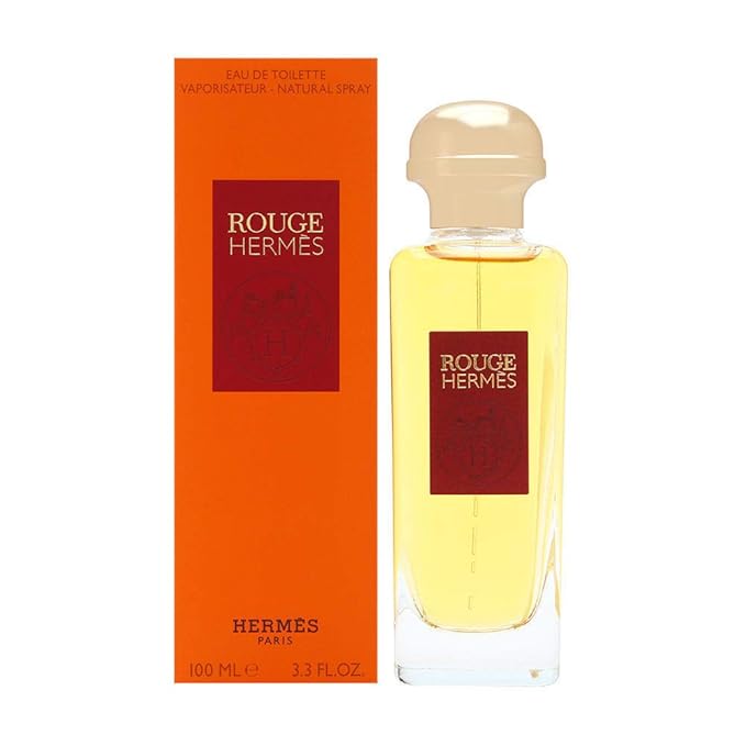 Hermes Rouge for Women Eau de Toilette Spray, 3.4 Ounce