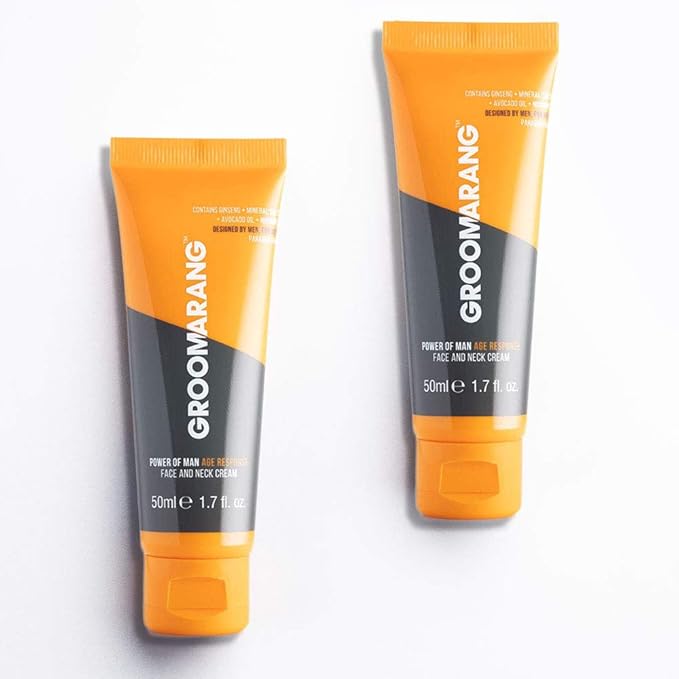 Power Of Man 'Age Response' Day & Night Anti Ageing Cream - For Face And Neck - Contains Avocado Oil Mineral Salts Ginseng Root & Niosomes