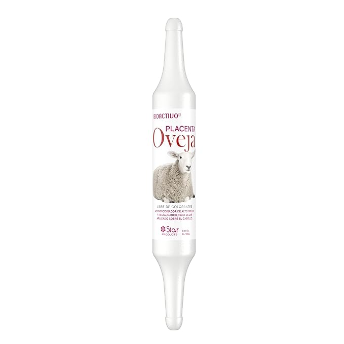 Placenta Oveja 3 Pack – 0.61 oz Each, Hair Repair Treatment with Sheep Placenta Extract for Strengthening & Revitalizing Damaged Hair