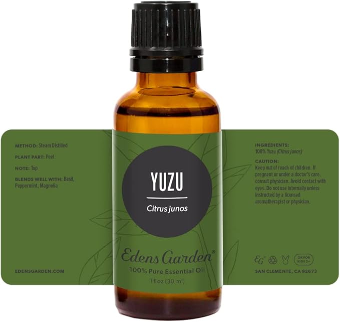 Edens Garden Yuzu Essential Oil- 100% Pure Premium Grade, Undiluted, Natural, Therapeutic, Aromatherapy, The Best for Diffuser, Candle, Laundry, Kid Safe 30 ml (1 fl oz)