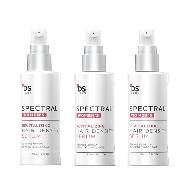 DS Labs Spectral Women's Formally Spectral.CSF - Hair Density Serum for Women, Thickening, Strengthening, Volumizing, Fuller-Looking Hair, 60mL, Packaging May Vary (Pack of 3)