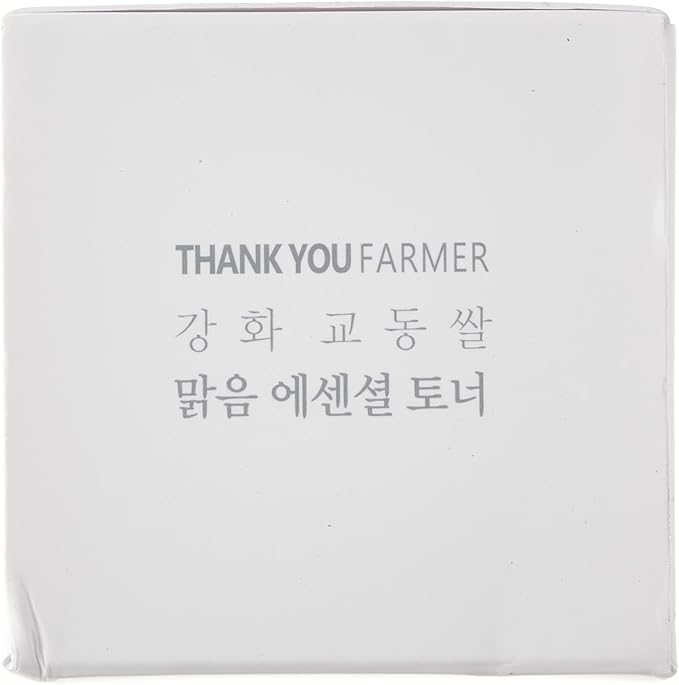 THANKYOU FARMER Rice Pure Toner β Hydrating K-Beauty Face Milk with Niacinamide & Centella β Vegan Korean Skincare for Men & Women, All Ages β Natural Toner for Dry, Sensitive Skin (7.03 oz)