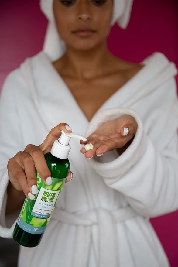 Lotion - Fragrance Free - Naturally Provides Instant and Lasting Relief for Severely Dry, Cracked, Itchy or Irritated Skin - Face & Body - 8oz