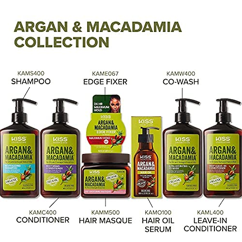 KISS Argan & Macadamia Deep Conditioning Masque 500mL (16.9 US fl.oz)