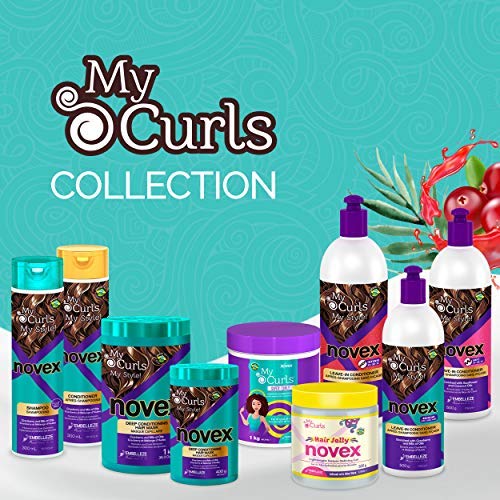 Novex My Curls Deep Conditioning Hair Mask Cream (35.2oz) Moisturizing Treatment Defines Curls, Controls Volume, Reduces Frizz, Adds Softness, for All Curly Hair Types