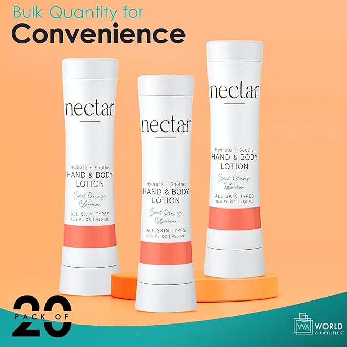 Nectar Squeeze Cartridge Hand and Body Lotion - Moisturizing Lotion in a Squeeze Bottle