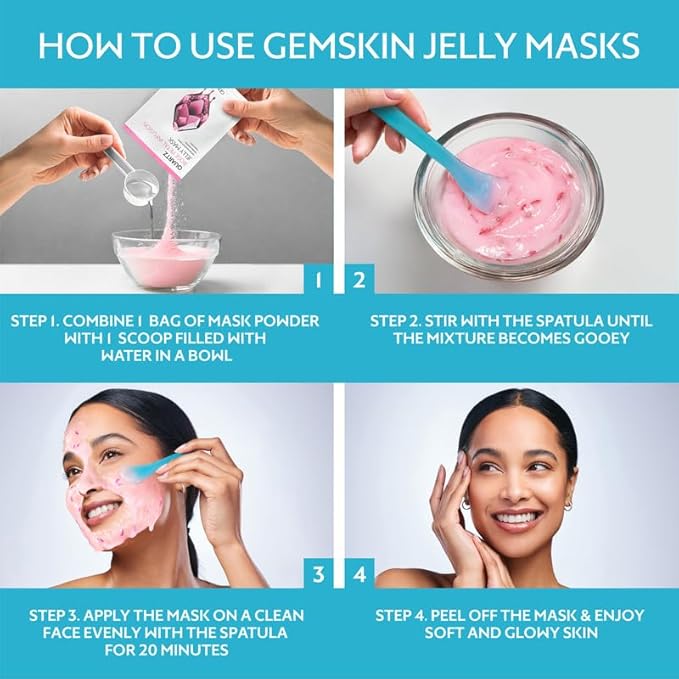 Jelly Mask set of 3 Combo Pack Peridot + Amethyst + Topaz
