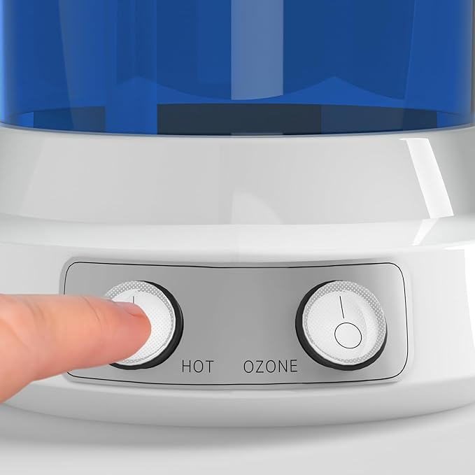 Facial Steamer-Face Steamer for Facial Deep Cleaning, Vaporizador Facial for Esthetician and Nano Ionic Hot Steam for Face, Professional Facial Steamer with a Headband and Acne Needle Set.(Blue)