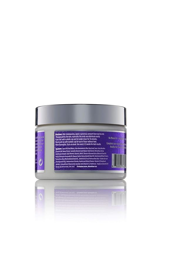 The Mane Choice The Alpha Hair Mask, Green Tea & Carrot Mask Treatment, 12 oz, Deep Moisturizing & Restorative, Anti Frizz, Helps Restore Dry, Damaged Hair, Paraben & Sulfate Free
