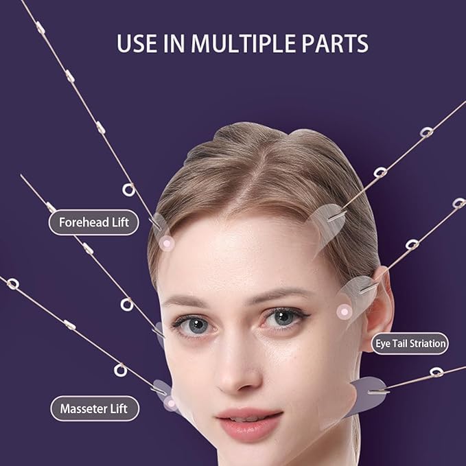 Face Lift Tape Invisible Instant, 80PCS Adhesive Lifting Saggy Skin Anti-Wrinkle Face Tape