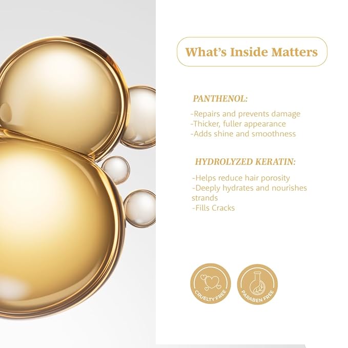 Expert Hair Bio Protein Straightening & Smoothing Kit – Protein Keratin straightening + Gold Repair Mask for Ultimate Hair Transformation – Straight, Silky, Moisturized Hair