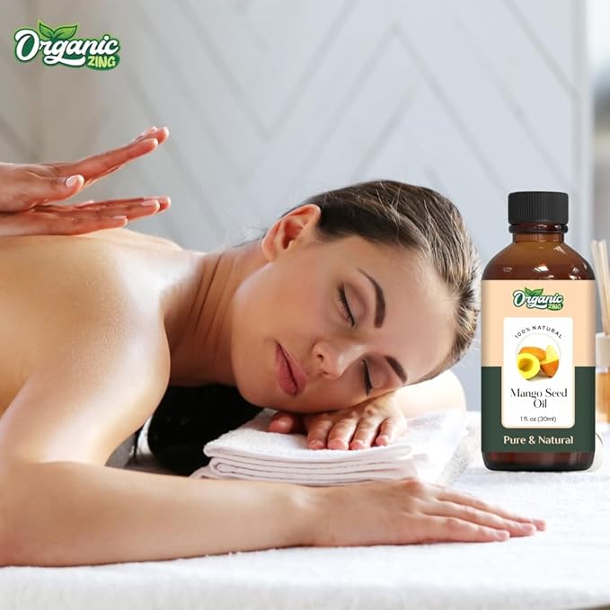 Mango Seed (Mangifera Indica) Oil | Pure & Natural Carrier Oil for Skincare, Hair Care & Massage-30ml/1.01fl oz