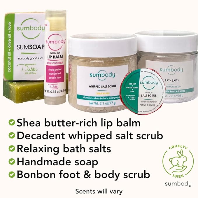 Self Care Gifts for Women & Men - (6pcs) Aromatherapy Body Care Set and Skin Care Box, Hydrating At Home Spa Gift Baskets, Ideal for Relaxation, Pampering, & Daily Rejuvenation, Made in USA