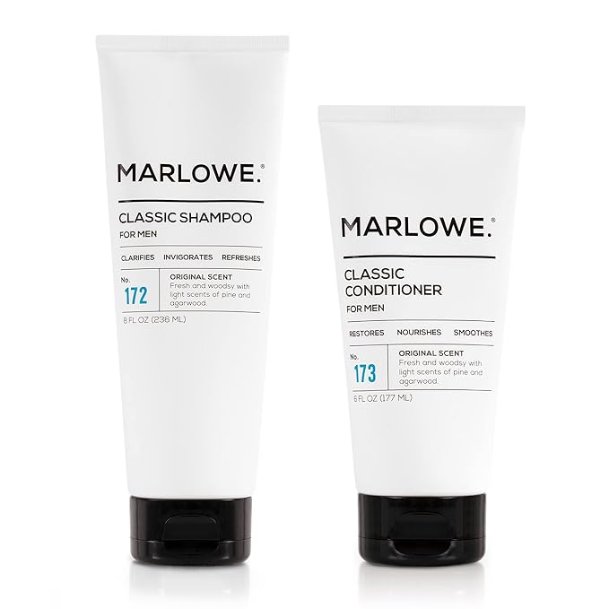 Best Sellers Kit & Classic Mens Shampoo and Conditioner Set | Features Signature Body Scrub Soap Bar, Men's Facial Cleanser, Facial Moisturizer, Shampoo & Conditioner