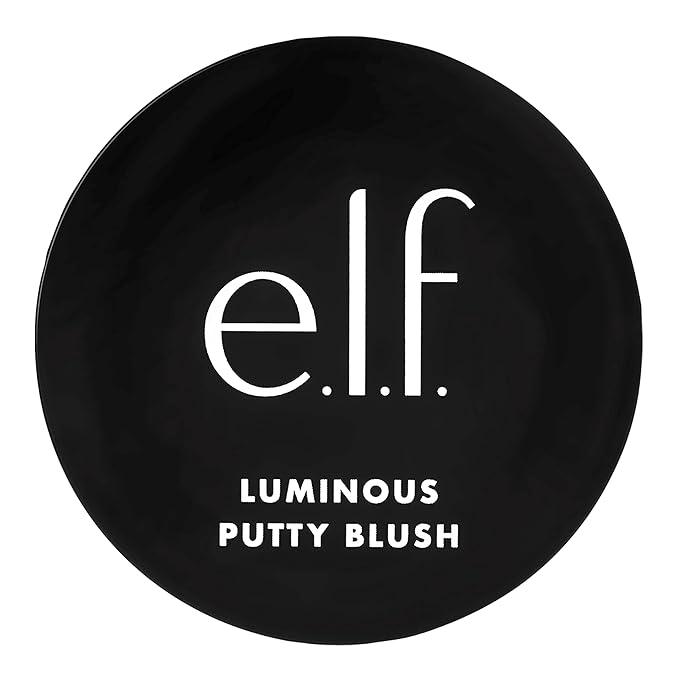 e.l.f. Luminous Putty Blush, Putty-to-Powder, Buildable Blush With A Subtle Shimmer Finish, Highly Pigmented & Creamy, Vegan & Cruelty-Free, St. Barts