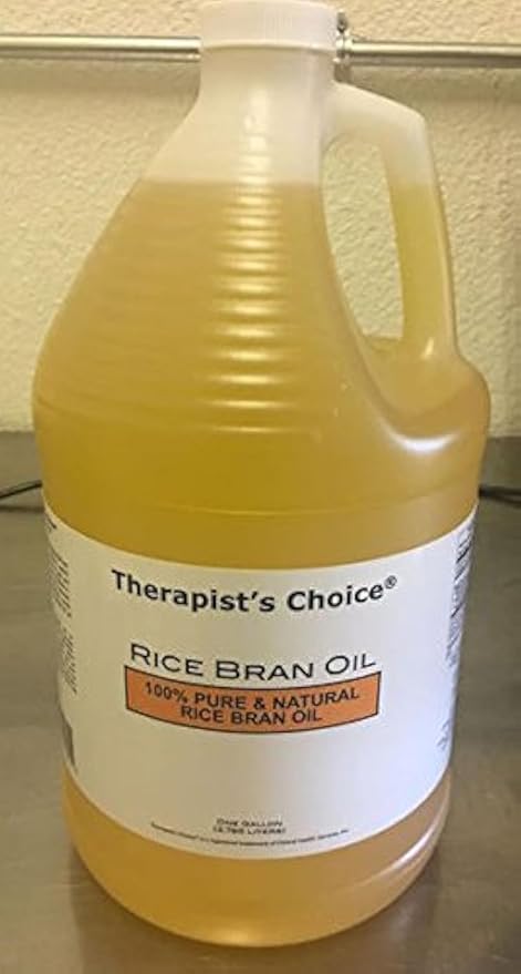 Therapist's Choice® Rice Bran Massage Oil, 1 Gallon Bottle. 100% Pure & Natural