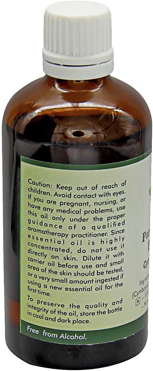 Lemongrass Essential Oil | Cymbopogon Citratus | Lemongrass Oil | for Hair | for Body | for Massage | 100% Pure Natural | Steam Distilled | Therapeutic Grade | 5ml | 0.169oz by R V Essential