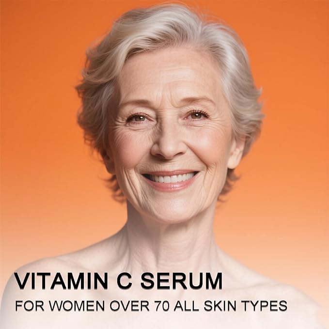 Vitamin C Serum for Women Over 70, Vitamin C Serum for Mature Skin Care Hydrate & Plump Skin Care Anti Aging Wrinkle