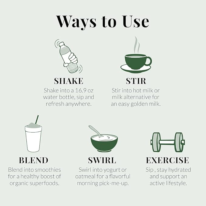 The Republic of Tea Organic Turmeric Single Sips, Instant Turmeric Herbal Tea (14 Single-Serve Packets)