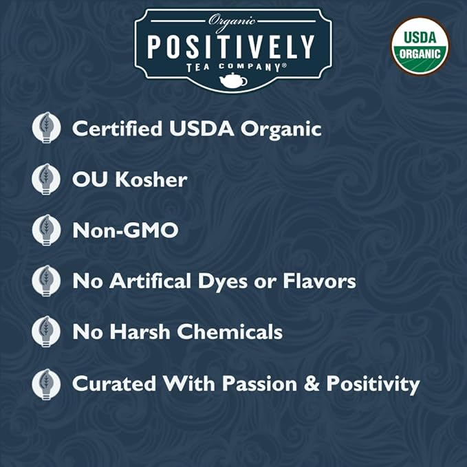 Organic Positively Tea Company, Caramel Black Tea, Loose Leaf, 16 Ounce