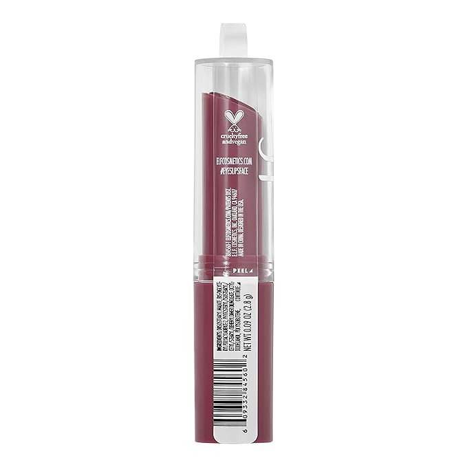 e.l.f. Hydrating Core Lip Shine, Conditioning & Nourishing Lip Balm, Sheer Color Tinted Chapstick, Ecstatic, 0.09 Oz (Pack of 2)