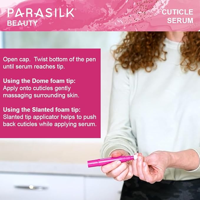 Parasilk Beauty Berry Seed Cuticle Serum. Superior Antioxidant Oils. Soothe, Hydrate, and Rejuvenate Dry Cuticles