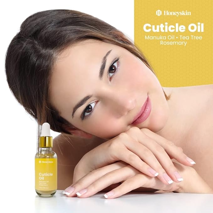 Cuticle Oil for Nails with Manuka Oil - Essential Oil for Nail Strengthener and Growth - Nail Oil Cuticle for Nail Treatment for Damaged Nails and cuticle Softener for Nails - 2 fl oz