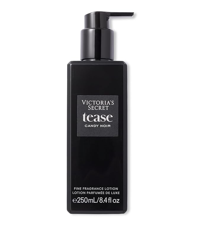 Victoria's Secret Tease Candy Noir Fragrance Lotion, Notes of Raspberry Glaze, Night-Blooming Iris & Warm Tonka, (8.4 oz)