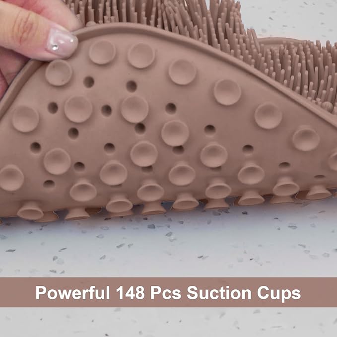 2Pack Shower Foot Scrubber Mat Bundle Deal