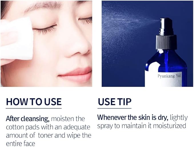 Pyunkang Yul Facial Mist Toner 3.4 Fl. Oz - Face Moisturizer Skin Care Korean Spray Toner for Oily and Combination Skin Types - Astringent for Face Certified as a Zero-Irritation - Watery Texture
