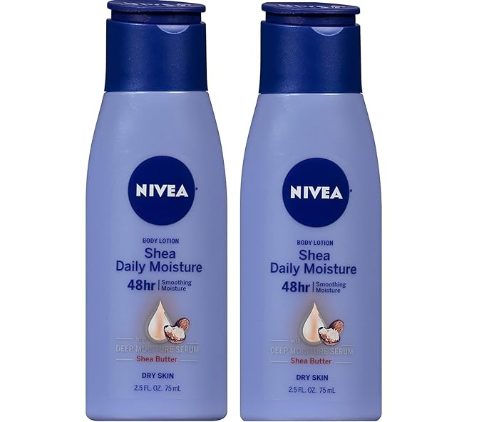 Nivea Smooth Sensation Body Lotion 2.5 Fl. Oz. (Pack of 2)